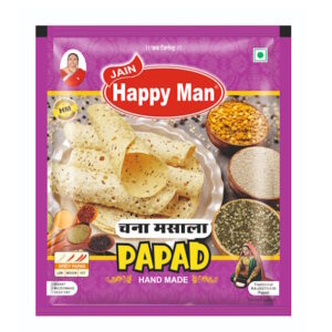 Chana Masala Papad